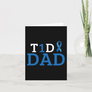 Medvetenhet om diabetes typ 1-gåva - diabetes T1D Kort