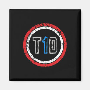 Medvetenhet om diabetes typ 1 magnet