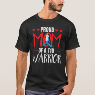 Medvetenhet om diabetes typ 1 Mamma T Shirt