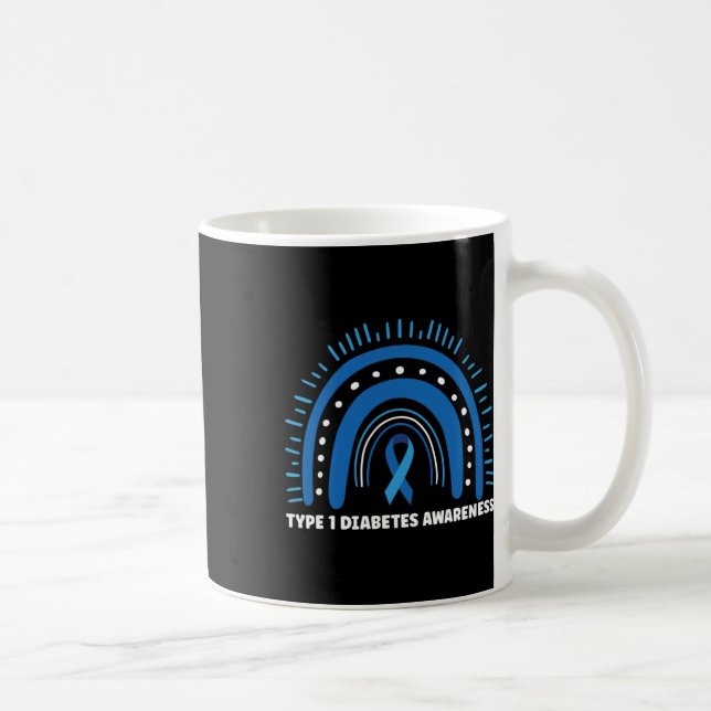 Medvetenhet om diabetes typ 1 månad kaffemugg (Höger)