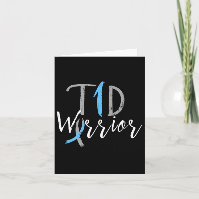 Medvetenhet om diabetes typ 1 - Roligt Kort (Framsida)