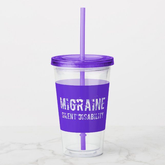 Medvetenhet om dolda handikapp i Grunge Take Away Mugg (Framsida)