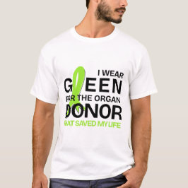 Medvetenhet om donatorer Stolt Stöd Tacksam Unisex T Shirt