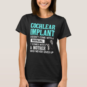 Medvetenhet om Dövet i Cochlear Implant T Shirt
