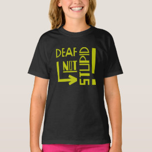 Medvetenhet om dövets funktionsnedsättning t shirt