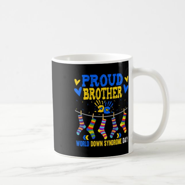 Medvetenhet om Downs syndrom hos bror Kaffemugg (Höger)