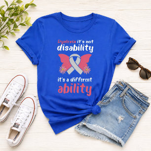 Medvetenhet om dyslexi Olika förmågor Inspirerande T Shirt