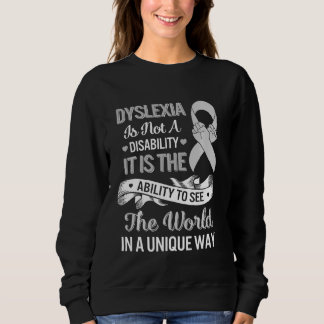 Medvetenhet om dyslexi Se världen unik, ej anpassa T Shirt
