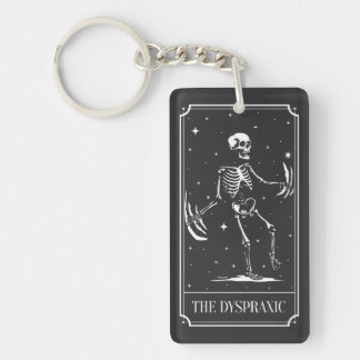 Medvetenhet om dyspraxisk tarotkort nyckelring