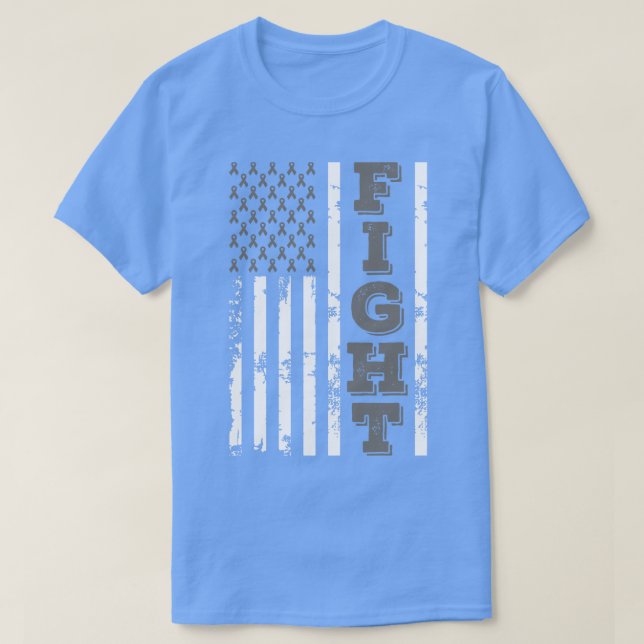 Medvetenhet om Encephalitis - kamp mot amerikansk  T Shirt (Design framsida)