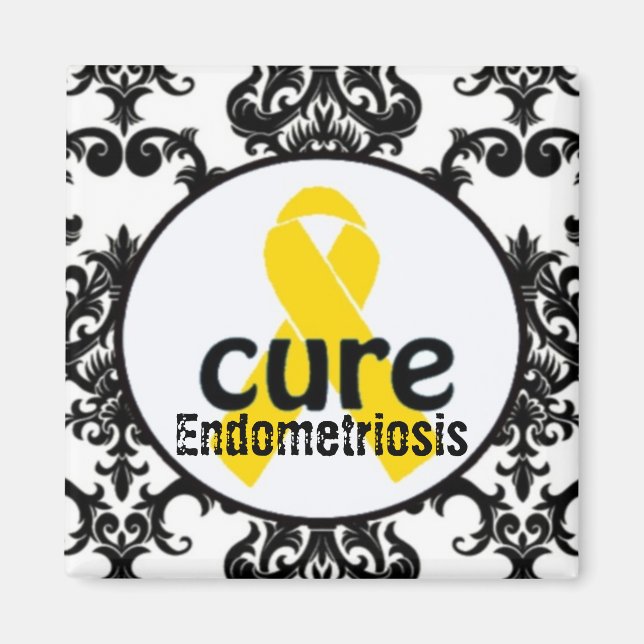 Medvetenhet om endometrios Magnets Magnet (Framsidan)