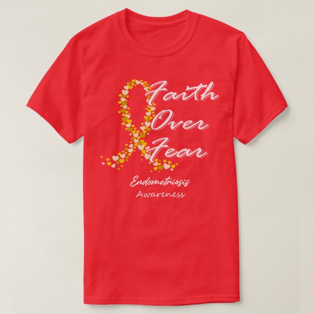 Medvetenhet om endometrios över rädsla för detta F T Shirt (Design framsida)