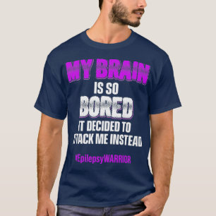 Medvetenhet om epilepsi Attacker Epileptiskt anfal T Shirt
