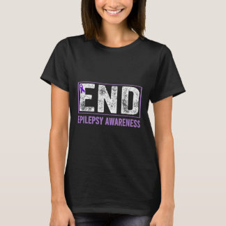 Medvetenhet om epilepsi - Avsluta epilepsiLila Epi T Shirt