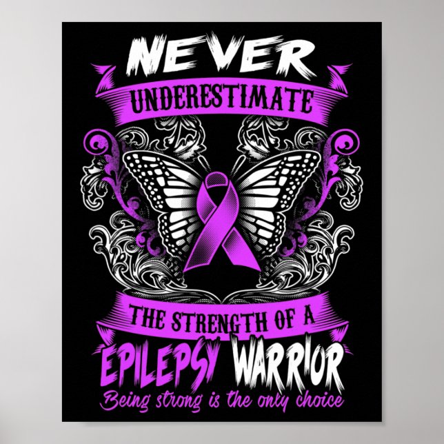 Medvetenhet om epilepsi Awareness Day Disease Poster (Framsidan)