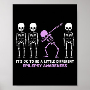 Medvetenhet om epilepsi Det är okej att vara lite Poster