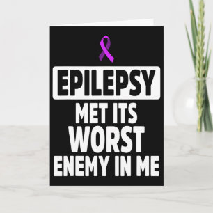 Medvetenhet om epilepsi fiende epileptisk krigare kort