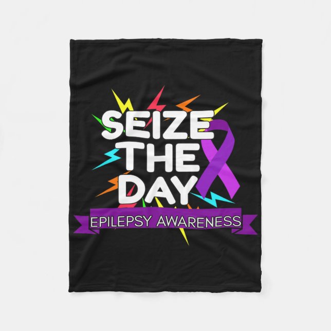 Medvetenhet om epilepsi  fleecefilt (Framsidan)
