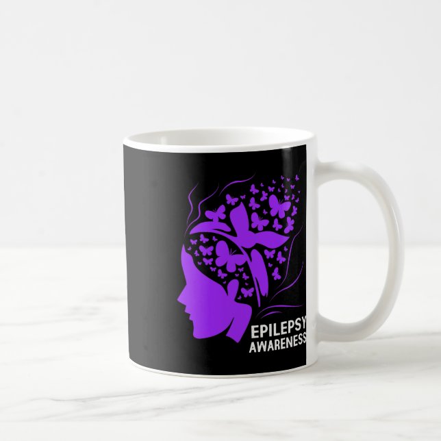 Medvetenhet om epilepsi för kvinnor  kaffemugg (Höger)