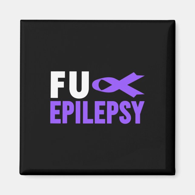 Medvetenhet om epilepsi - FU Epilepsy Awareness Ep Magnet (Framsidan)