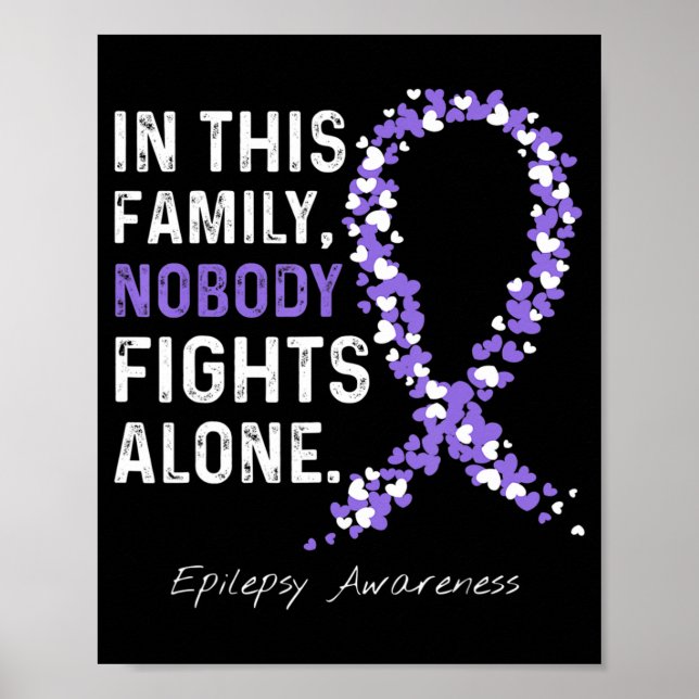 Medvetenhet om epilepsi i denna familj ingen kämpa poster (Framsidan)