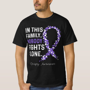 Medvetenhet om epilepsi i denna familj ingen kämpa t shirt
