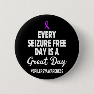 Medvetenhet om epilepsi Keizure Free Epileptic War Knapp