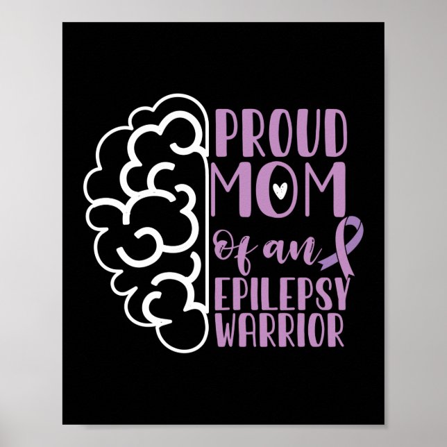 Medvetenhet om epilepsi, Mamma i en epilepsi Poster (Framsidan)