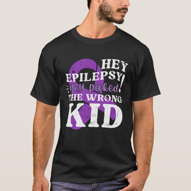 Medvetenhet om epilepsi Månad Epilepsianfall T Shirt (Framsida)