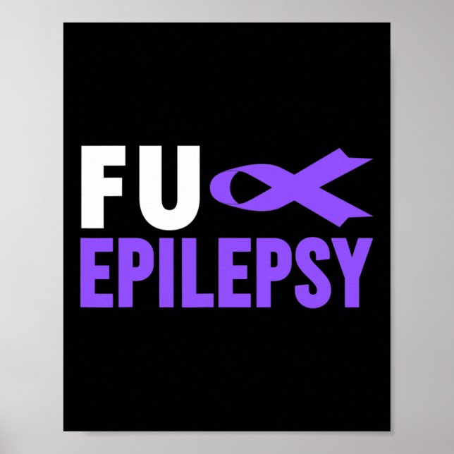 Medvetenhet om epilepsi - Ökad medvetenhet om Fu E Poster (Framsidan)