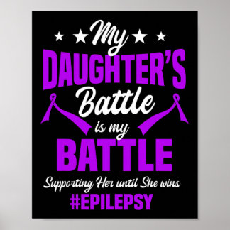 Medvetenhet om epilepsi Ribbon Seizure Disorder Pa Poster