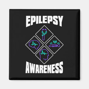 Medvetenhet om epilepsi Specialisera Epileptiskt W Magnet