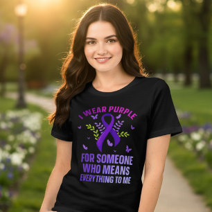 Medvetenhet om epilepsi Stöd för en nära och kära T Shirt