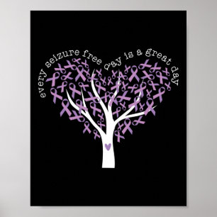Medvetenhet om epilepsi varje dag som går fri från poster