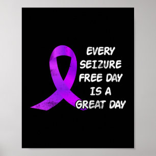 Medvetenhet om epilepsi varje dag som går fri från poster