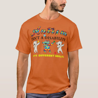 Medvetenhet om ett funktionshinder är ett annat t shirt