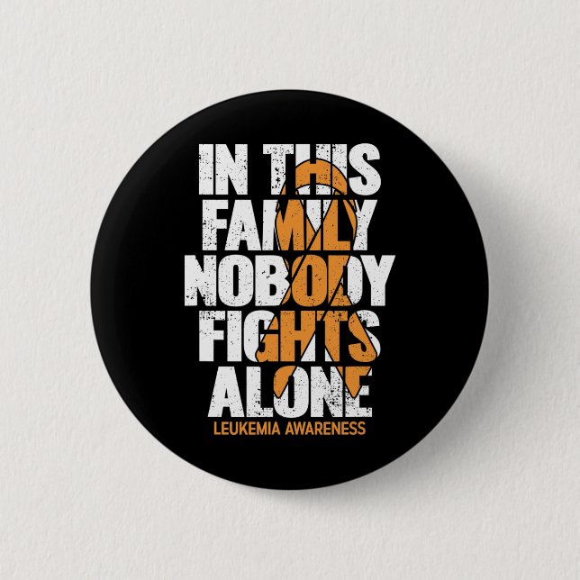 Medvetenhet om familjen Support Leukemia Awareness Knapp (Framsida)