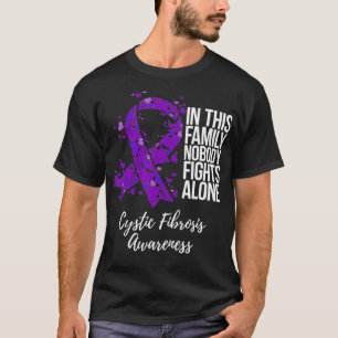 Medvetenhet om familjestöd för cystisk fibros t shirt