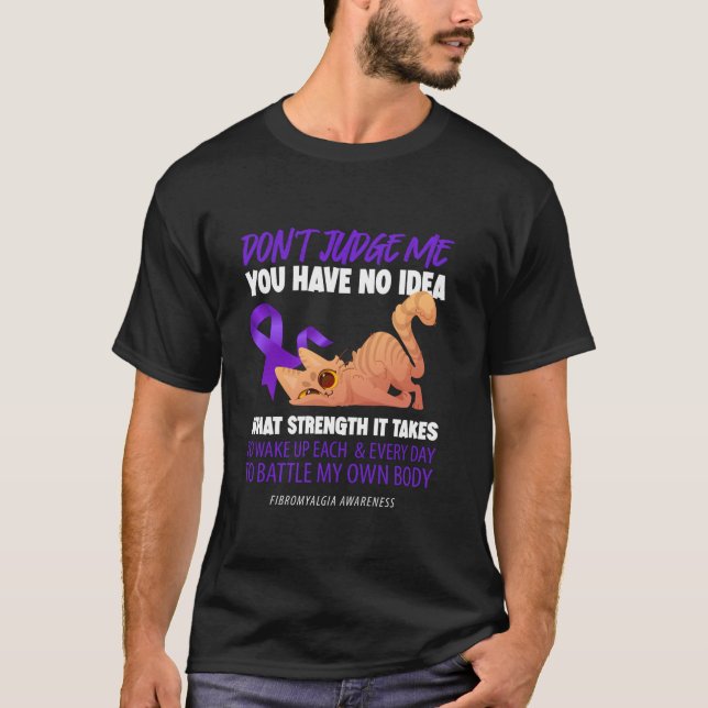 Medvetenhet om fibromyalgi t shirt (Framsida)