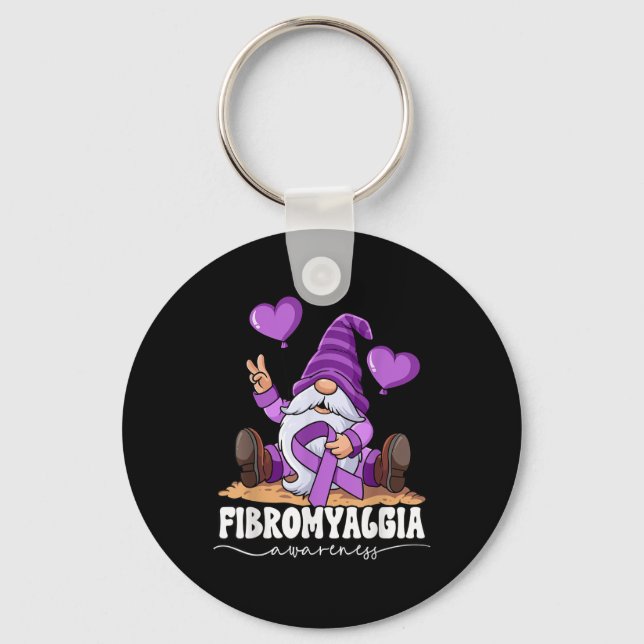 Medvetenhet om fibromyalgia nyckelring (Framsida)