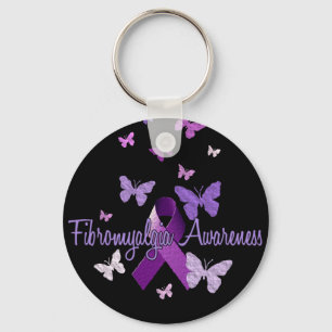 Medvetenhet om fibromyalgia nyckelring