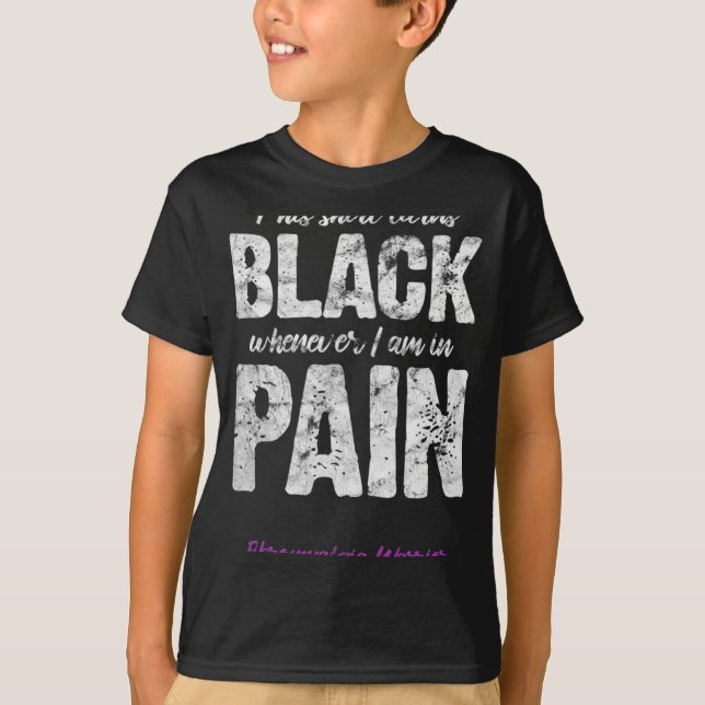 Medvetenhet om fibromyalgia Warrior Chronic Pain F T Shirt (Framsida)