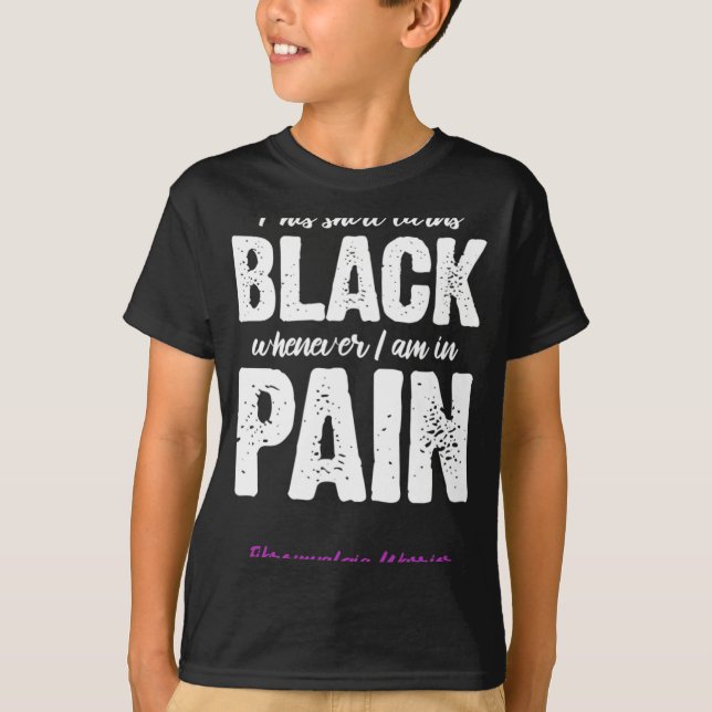 Medvetenhet om fibromyalgia Warrior Chronic Pain F T Shirt (Framsida)