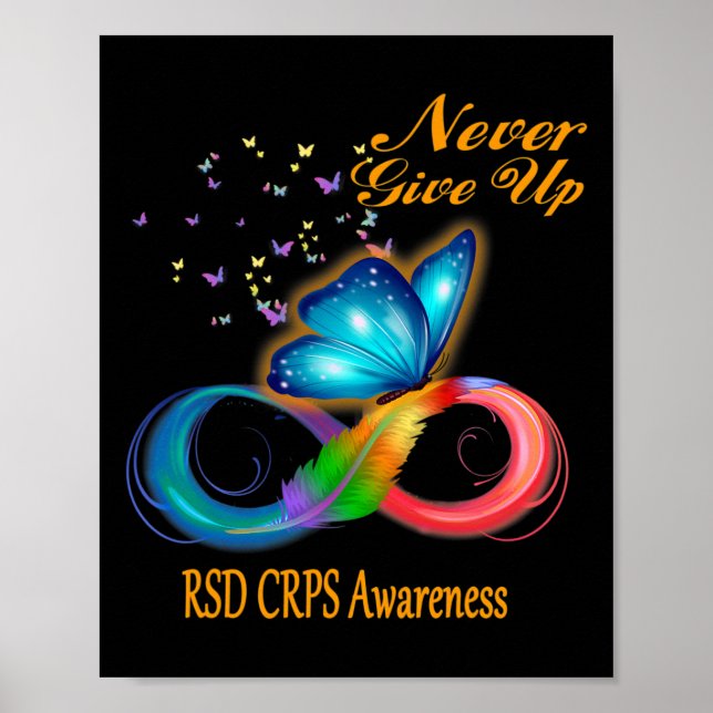 Medvetenhet om fjäril Rsd Crps  Poster (Framsidan)
