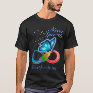 Medvetenhet om fjäril Tuberous Sclerosis T Shirt