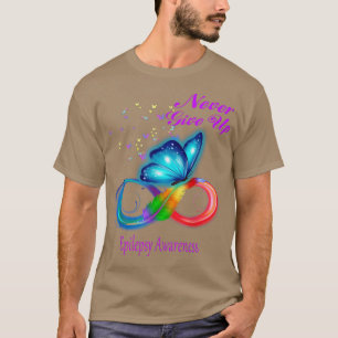 Medvetenhet om fjärilsepilepsi t shirt