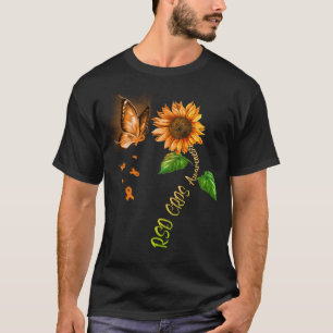Medvetenhet om fjärilsolrosstrålning RSD CRPS T Shirt