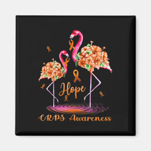 Medvetenhet om Flamingo Crps Magnet