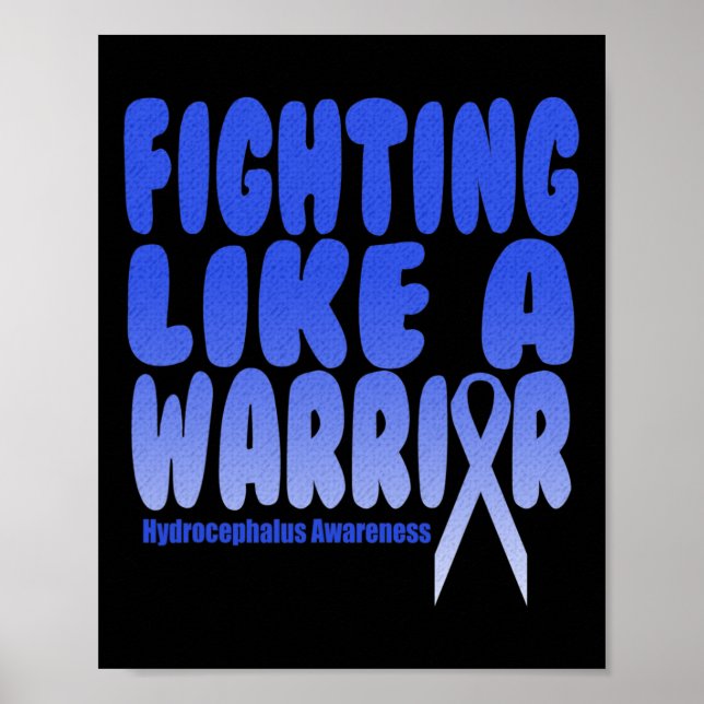 Medvetenhet om Flamingo Hydrocephalus Poster (Framsidan)