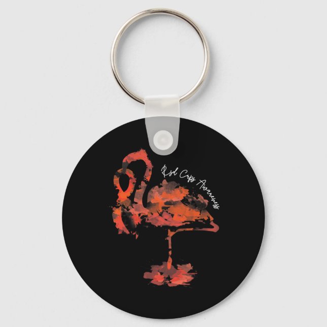 Medvetenhet om Flamingo Rsd Crps Nyckelring (Framsida)